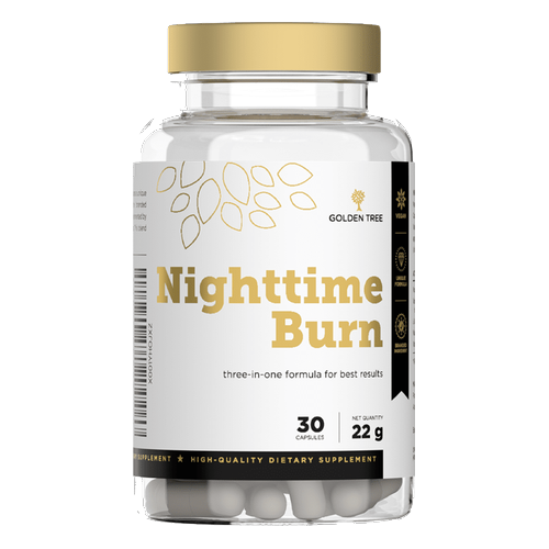 Golden Tree Nighttime Burn